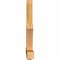 Ekena Millwork Redmond Rough Sawn Timber Gable Bracket, Western Red Cedar, 60"W x 38"H x 4"D x 4"F, 15/12 Pitch GBW060X38X0404RED00RWR - alternate 2